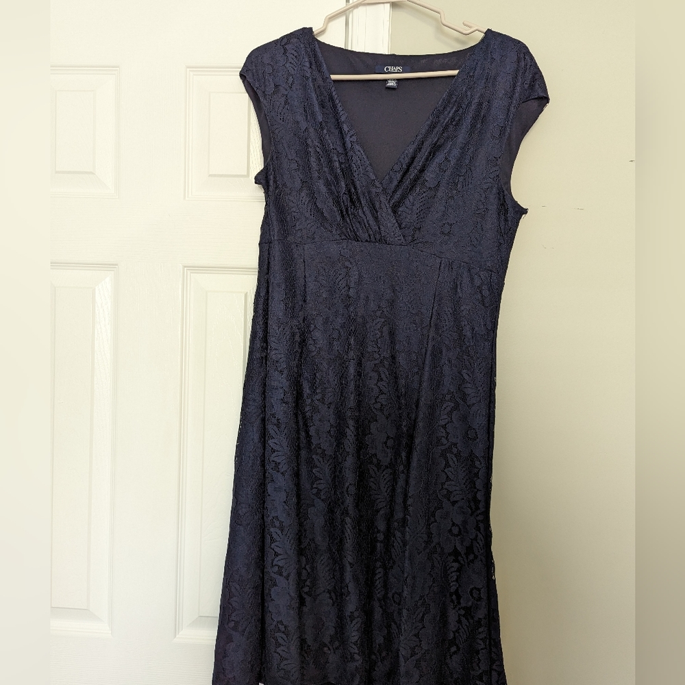 Chaps navy dress